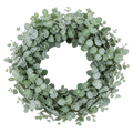 Everyday Eucalyptus Ring — true transparent PNG product photo (UV faux wreath rental)