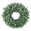 Heatwave Eucalyptus — full lush true transparent PNG product photo (UV faux wreath rental)