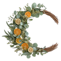 Spring Citrus Trail — true transparent PNG product photo (UV faux wreath rental)